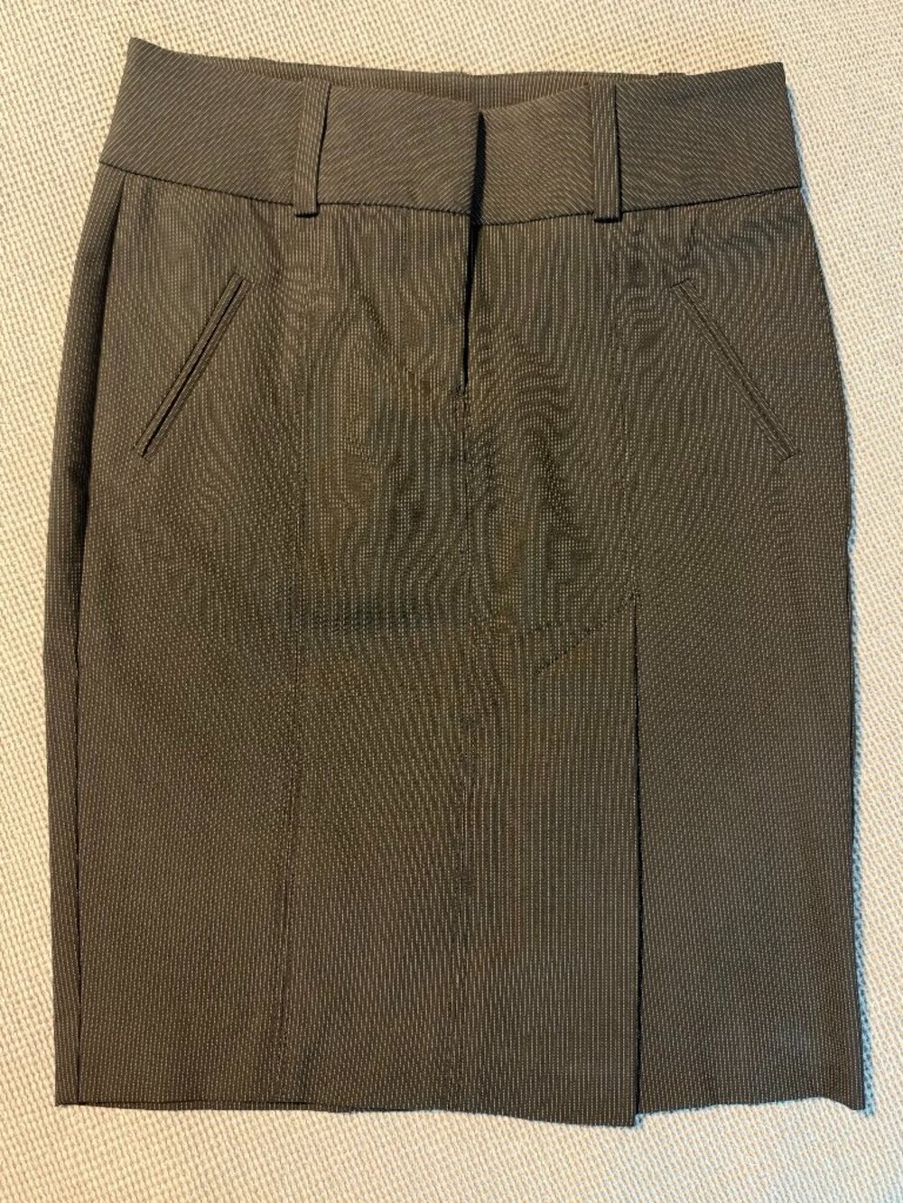 NWT Vintage bebe Pinstripe Pencil Skirt - Size 0
